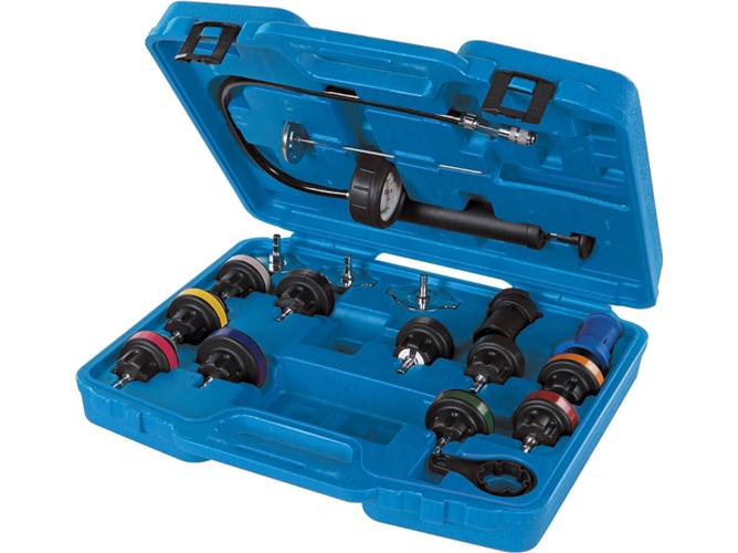 Conjunto de Medidores y Comprobadores de Presión de Radiador - 18 piezas SILVERLINE 647951