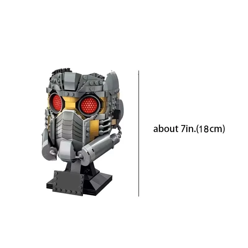 Juguete Modelo De Casco Construido Con Bloques, Ideal Como Regalo De Navidad O Cumpleaños Para Niños.