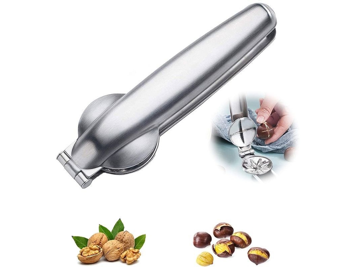 2026-39413-pinza De Castañas Y Nueces 304 Acero Inoxidable Multifunción Para Abrir Frutos Secos Mariscos