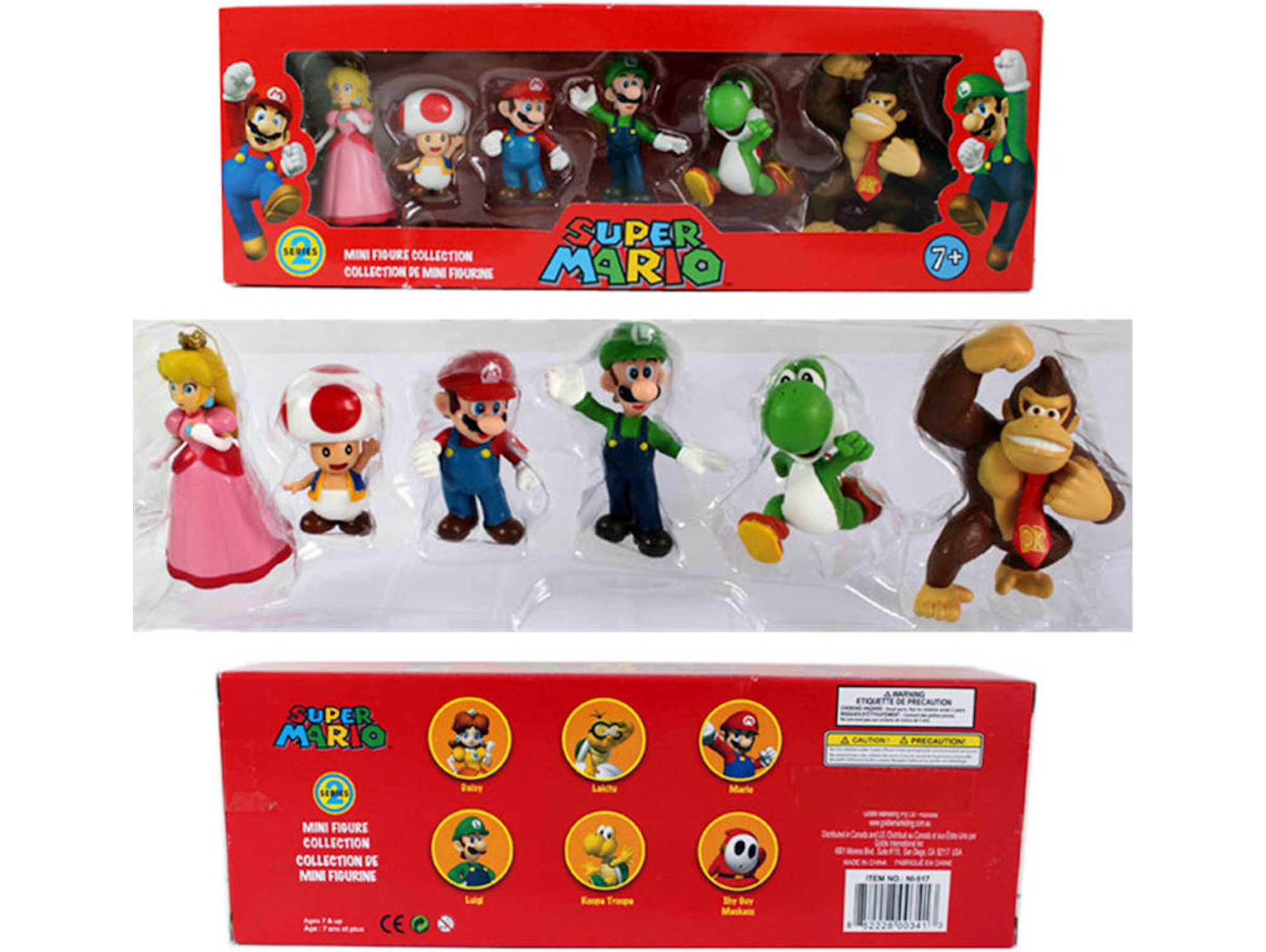 Figuras Super Mario Bros EASTVAPS (6Un)