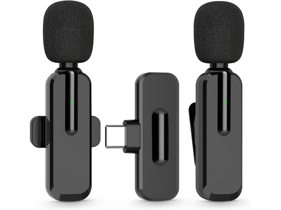 Micrófono Inalámbrico Lavalier Para Android Para Grabación De Vídeo, Juego, Entrevista En Vivo, Youtube, Tiktok, Vlog CUICH