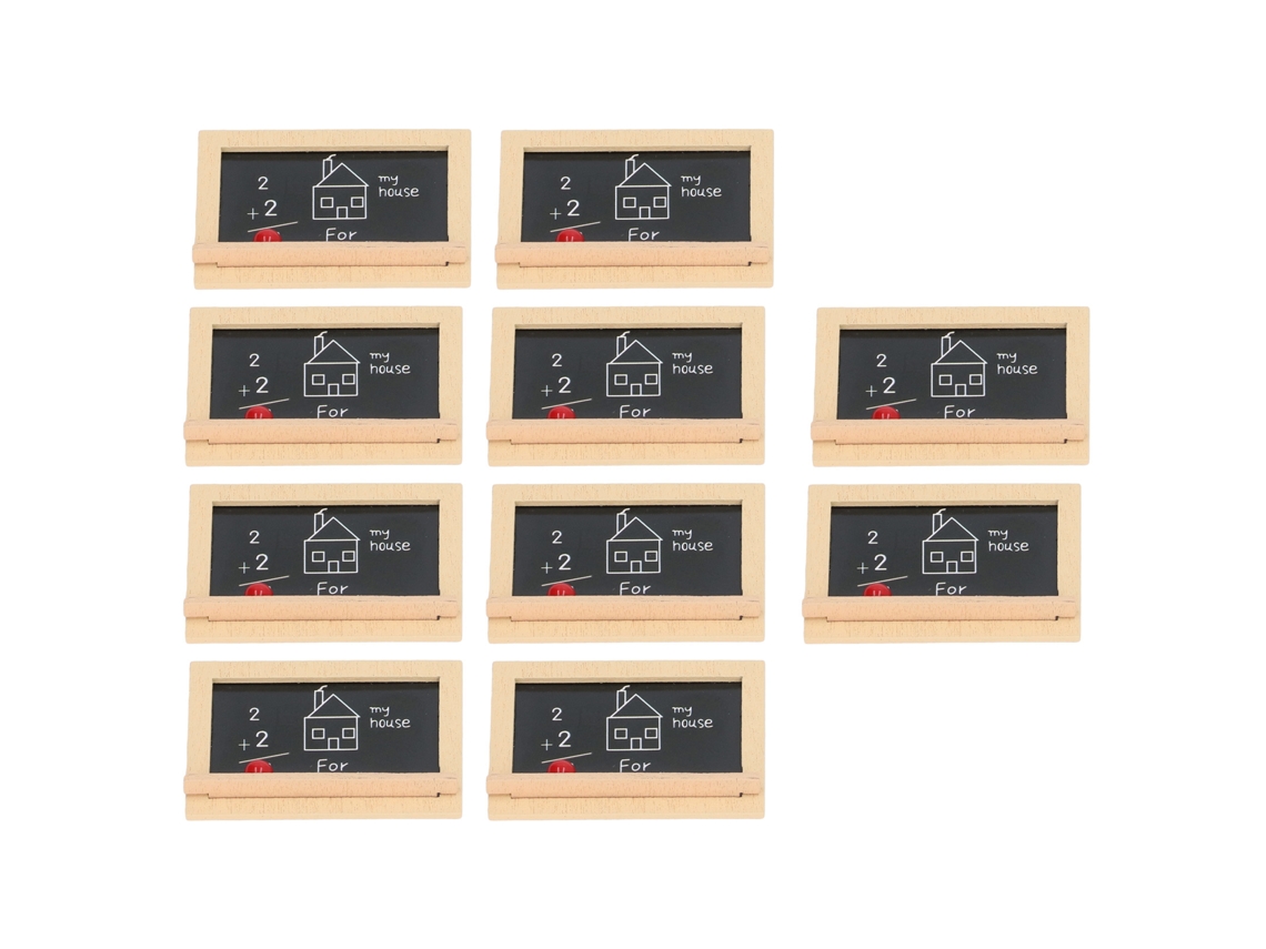 10 Marcos De Madera Negra Para Casas De Muñecas Con Textura Detallada Para Escalas 1:12 Y 1:6