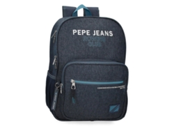 PEPE JEANS Mochila Escolar Poliester Edmon Azul