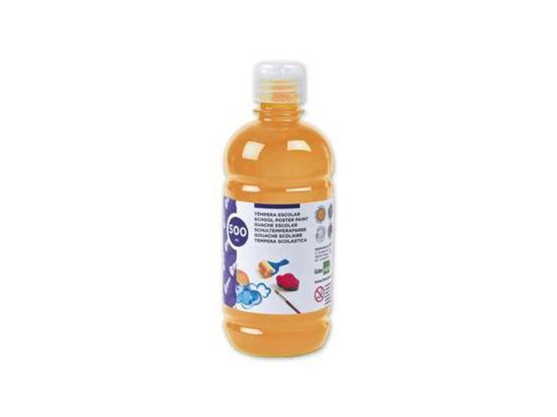 Guache Escolar Liderpapel 500 Ml Laranja