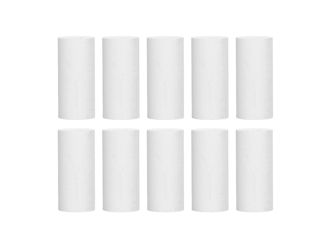 10 Rollos De Papel Térmico Sin Núcleo Para Impresión Hd Portátil