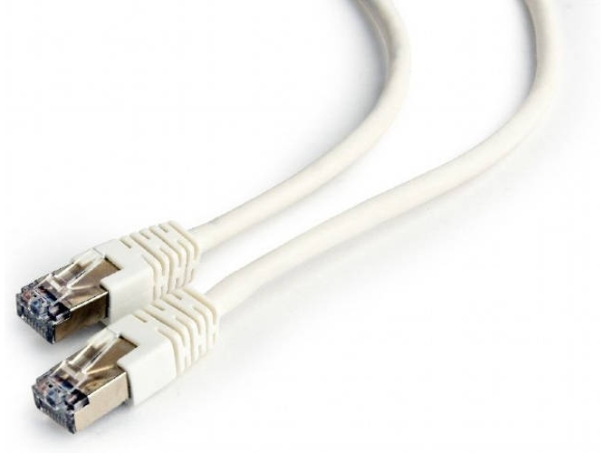 Cable de Red GEMBIRD (RJ45 - 25 cm - Blanco)