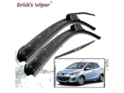Juego De Limpiaparabrisas Delanteros Y Traseros Para Mazda2 Mazda 2 Demio De 2007 - 2014 Parabrisas Ventana 24"+14"+14"
