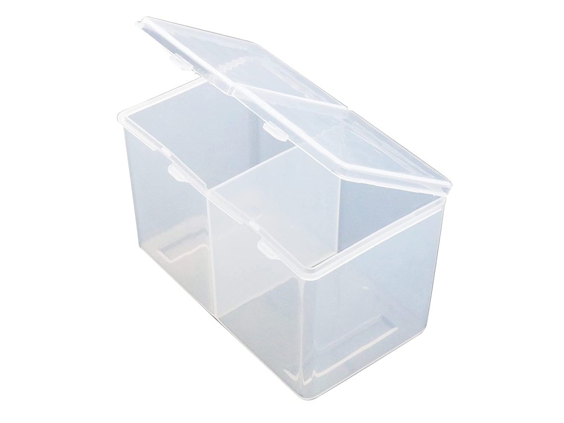 Divisor multiusos para uñas de algodón transparente (14x9.8x1.3cm) Kofihety