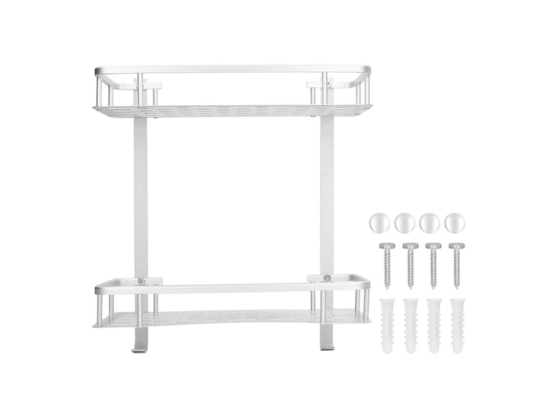 Estantes de pared (almacenamiento flotante, dos niveles)