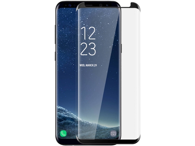 Protector de Cristal Templado AVIZAR Samsung Galaxy S8+ Negro