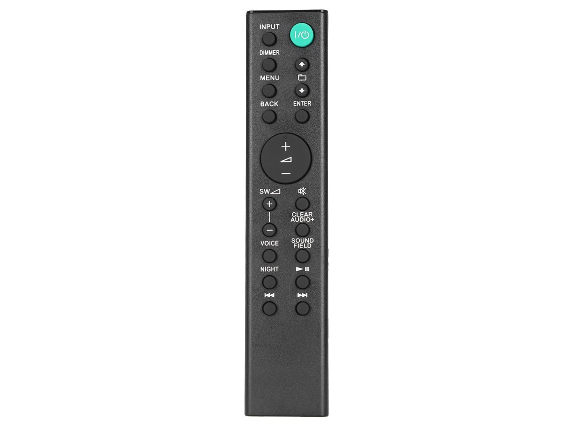 Mando A Distancia Rmtah102u De Abs Negro Para Barra De Sonido Sony Htxt100 Para Diferentes Aplicações E Usos