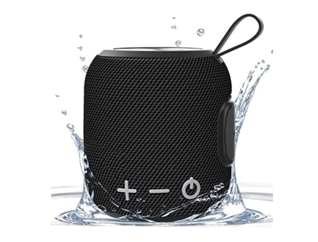 Altavoz Bluetooth Altavoz Bluetooth portátil Mini Bluetooth 5.0 Altavoz inalámbrico de emparejamiento dual Negro BISBISOUS