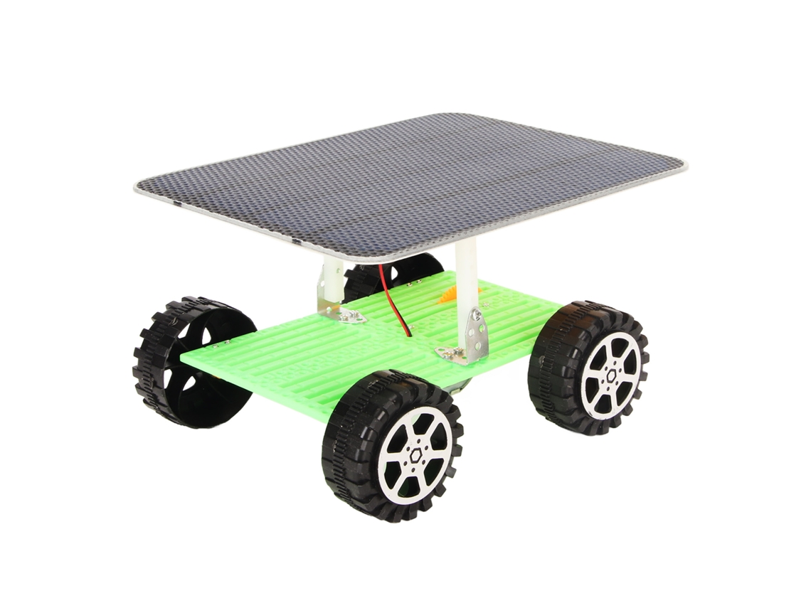 Kit De Carro Solar Para Crianças - Montagem Fácil, Habilidades Práticas E Educativo - Brinquedo Com Painel Solar