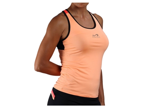 Camiseta sin Mangas de Mujer ENDLESS Flow Naranja (M)