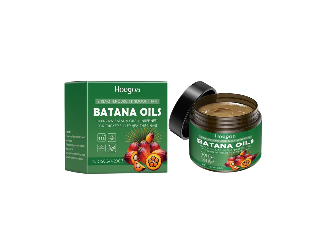 Mascarilla capilar de aceite de batana para el crecimiento e hidratación del cabello.
