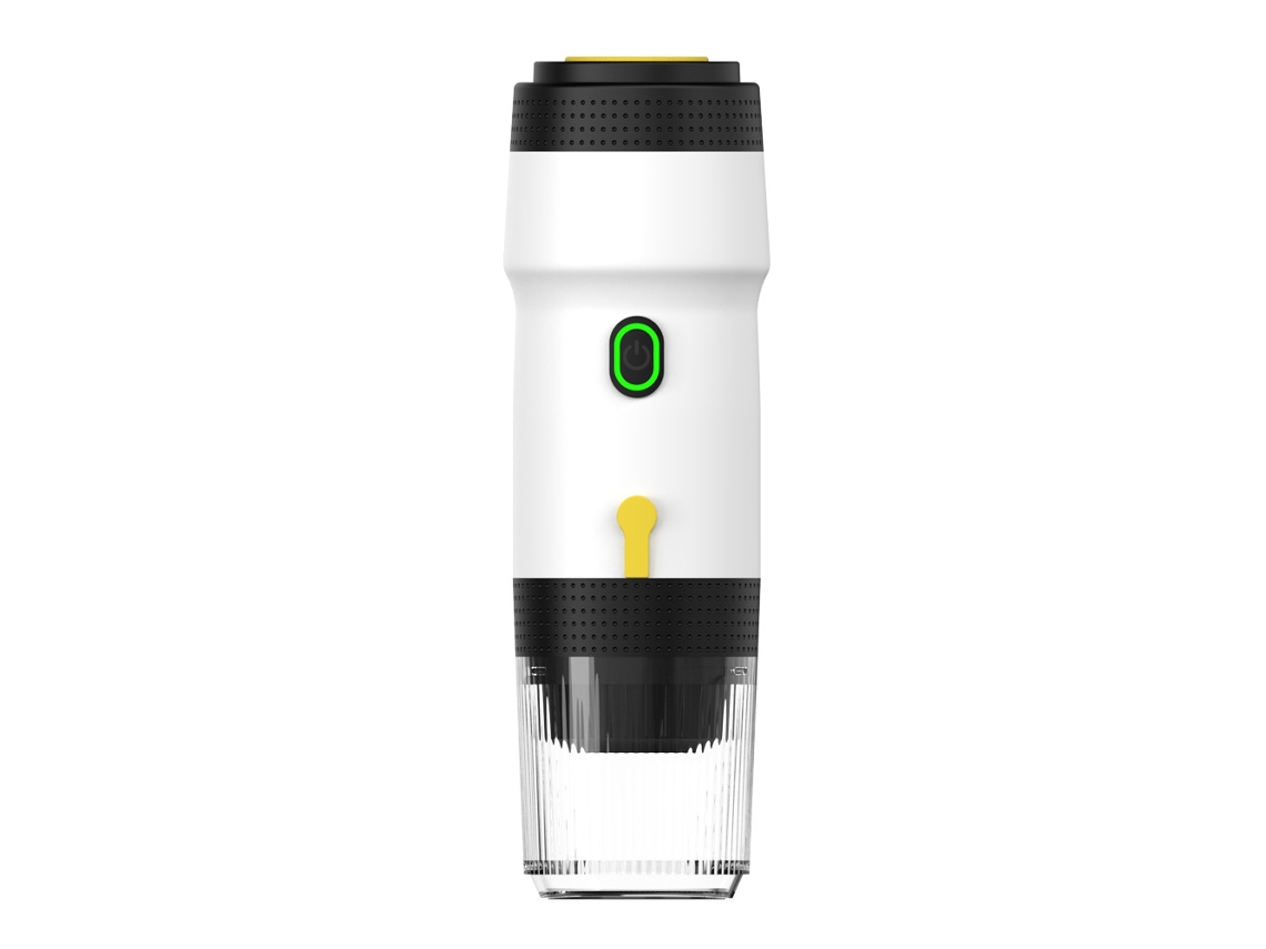 Cafetera de cápsulas multifuncional (blanca), 3 en 1, totalmente automática, portátil.