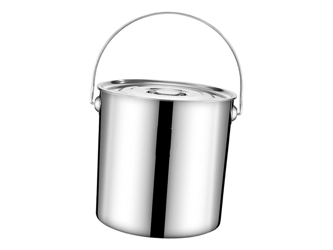 Olla de acero inoxidable, utensilios de cocina, cubo Slowmoose de 20 l