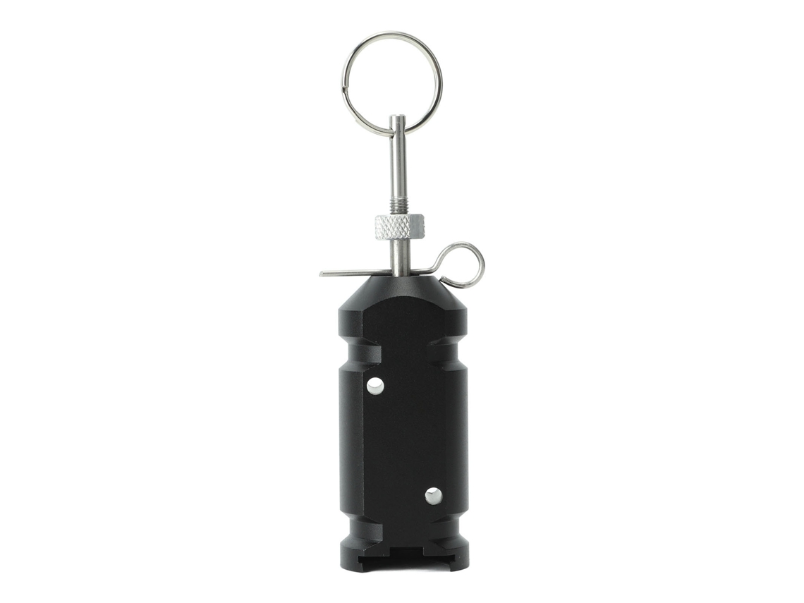 Alarma Perimetral De 4,5 V Para Camping Y Jardinería En Aleación De Aluminio Negro.