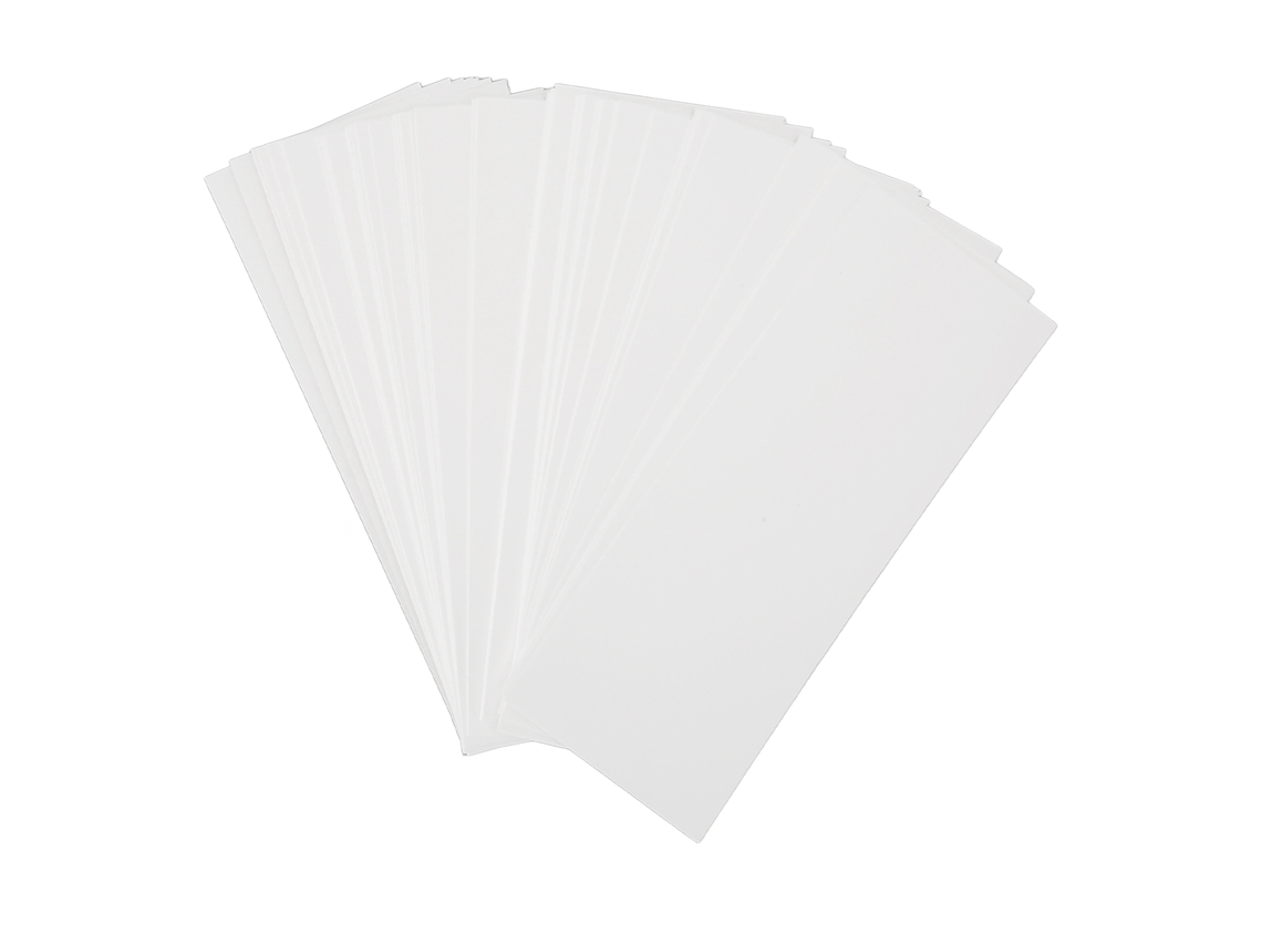 100 Hojas De Cartulina Gruesa Blanca 315gsm 16x6cm Para Postales Invitaciones Scrapbooking