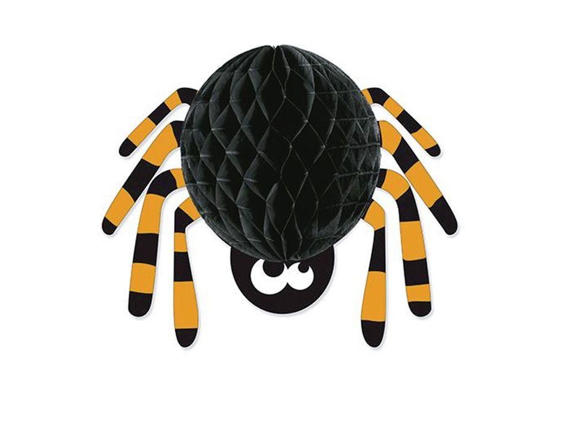 Esfera de papel Araña para Halloween