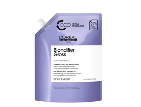 Se Blondifier Gloss Eco Champú Reparador Recambio 1,5L LOREAL