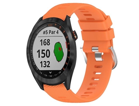 Correa Smartwatch Para Garmin Approach S40 20Mm Naranja VENISYMLIS