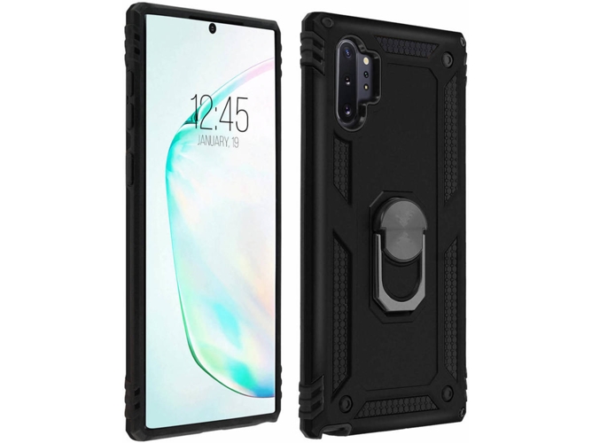 Carcasa Samsung Galaxy Note 10+ AVIZAR Anillo Negro