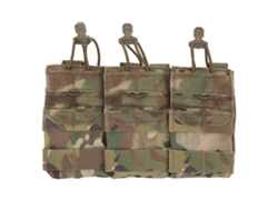 Jinwei-bolsa De Magazines Triple Molle Con Cordón Elástico Cordura Fija Para Revistas 5.56mm, Portamagazines Abierto