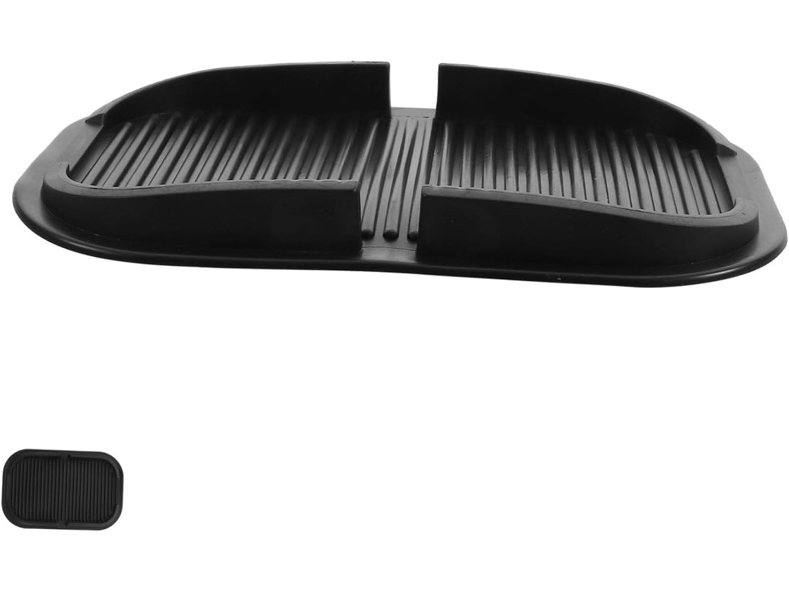 Alfombrilla antideslizante para salpicadero de coche, soporte multifuncional de silicona para teléfono móvil, organizador compatible con dispositivos El Jortmrd.