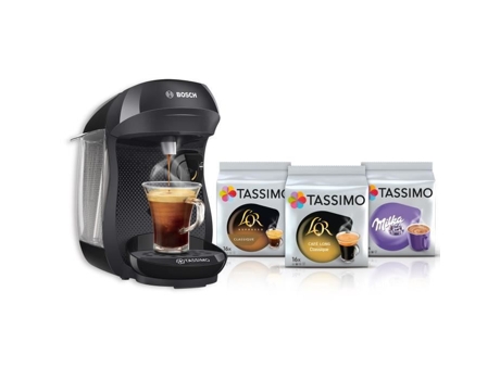 Máquina de Café Tassimo Happy de BOSCH (Negra)