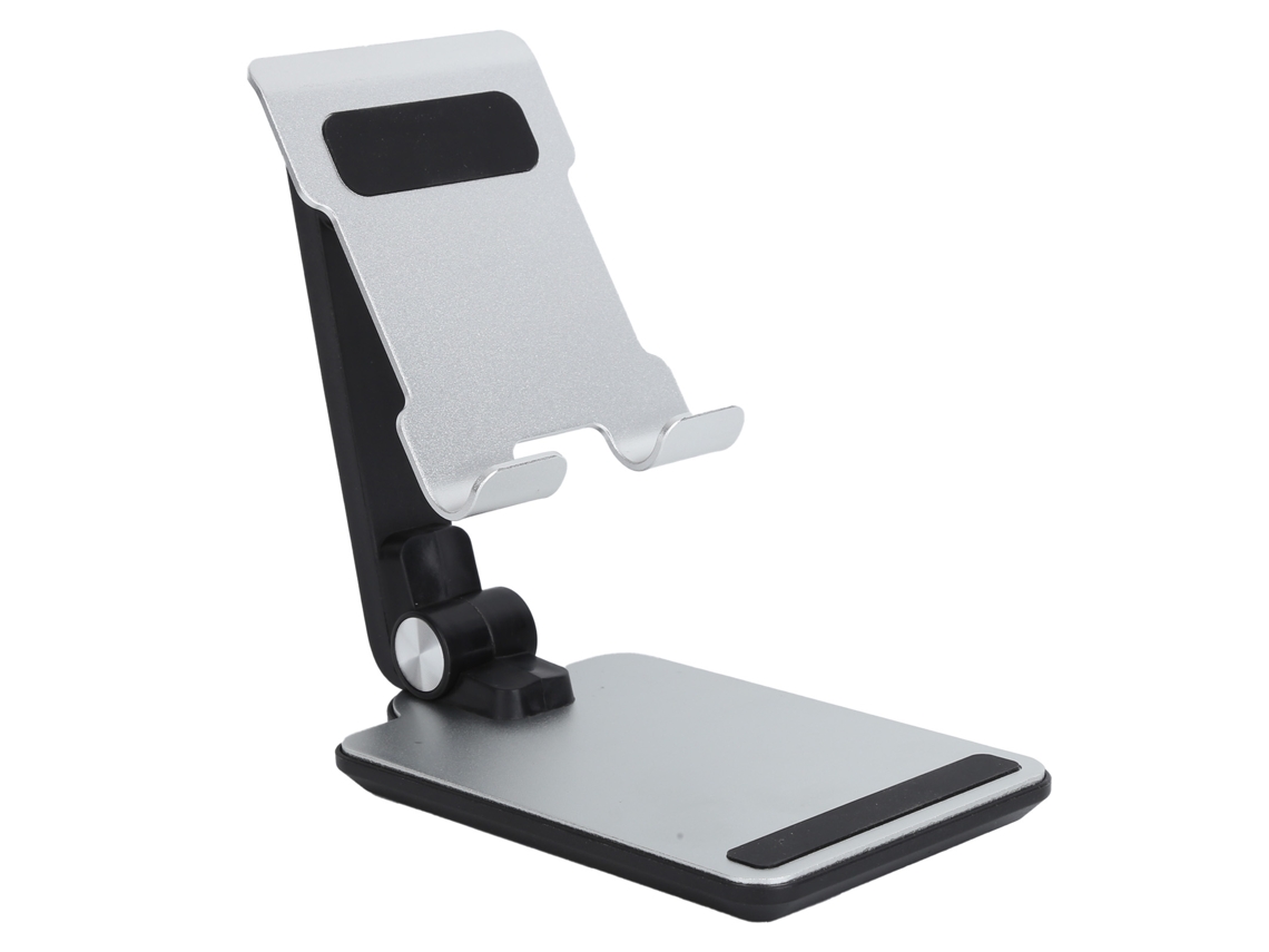 Soporte Para Teléfono (plegable, Portátil) Soporte De Aluminio Para Teléfonos Y Tabletas De Escritorio