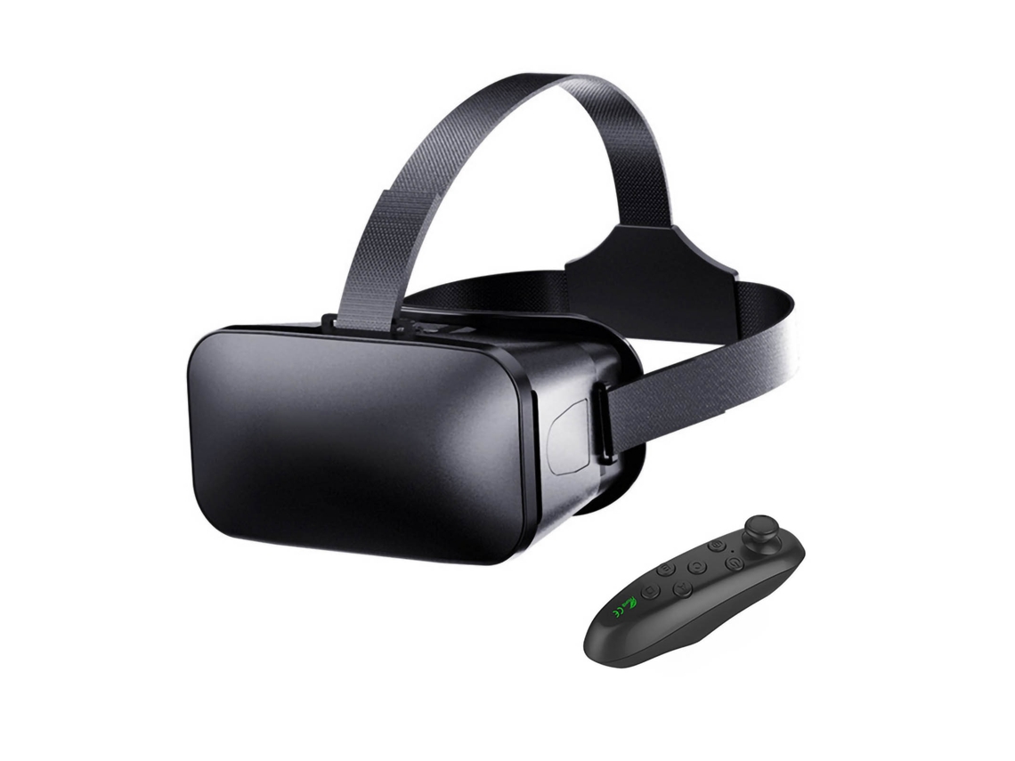 Gafas De Realidad Virtual 3d Con Mando Para Ios Y Android, Para Adultos Y Niños (v6 Y1 Negro)