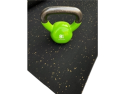 Tapete de Ejercicio Moteado Amarillo - Fitness especial para Ginásios | SPORT PREMIUM | Base Negra 8mm de altura 1'25m (Ancho) x 5m (Largo)