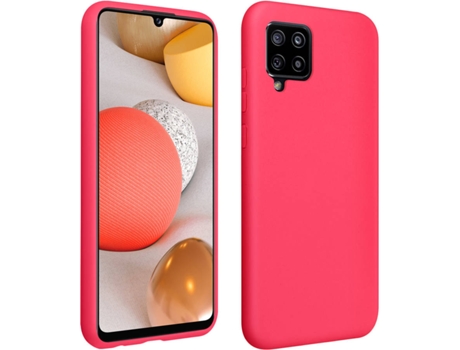Carcasa Samsung Galaxy A42 5G AVIZAR Semirrígida Mate Rosa