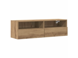 Maison Exclusive - Mueble De Tv Montado En La Pared Roble Artisan 100 X 30 X 30 Cm