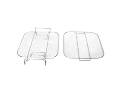 Rejilla De Acero Inoxidable De 2 Niveles Para Freidora, Apta Para Lavavajillas, Compatible Con Ag301, Ag302 Y Ag400.