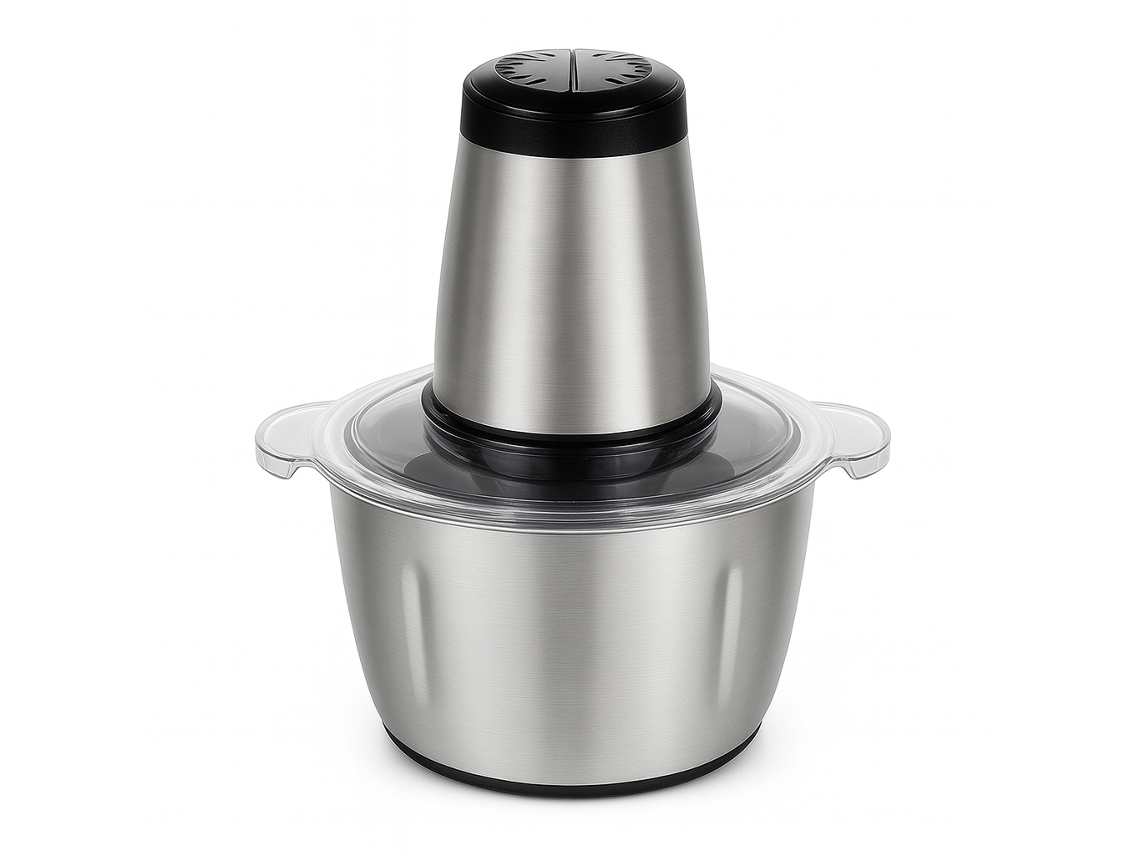 Picadora de ingredientes eléctrica Andowl Q Jr842 Silver de 650 W