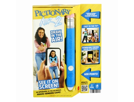 Juego de Mesa MATTEL Pictionary Air 2.0 (Edad Mínma Recomendada: 8 años)