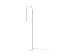 Lámpara de pie Zafferano Filo, giratoria 200°, metal pintado, casquillo E27 (bombilla de 60 W máx. incluida), altura 231 cm - Blanca