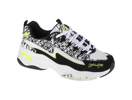Zapatillas Deportivas SKECHERS Uno 2 (Blanco, Negro - Cuero Natural, Material Sintético- 41)