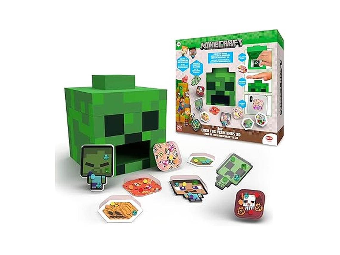 Bizak Crea Tus Pegatinas 3d Minecraft Máquina Para Crear Pegatinas 63334320 Bizakp25