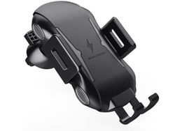 Cargador Carro Auto Fixação Fast Sensor Gravidade Yizhood Negro