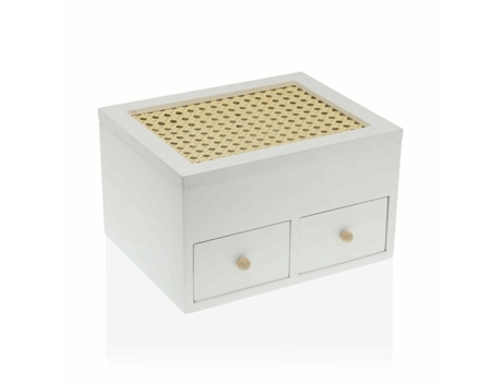 Caja-Joyero Versa Blanco (18 x 13,5 x 23 cm)