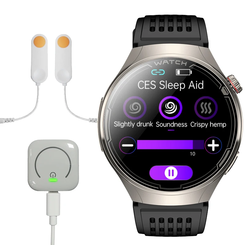 (Revestimiento plateado + Asistencia para dormir) Reloj inteligente con llamadas Bluetooth HD, 6 modos de asistencia para dormir (ces)