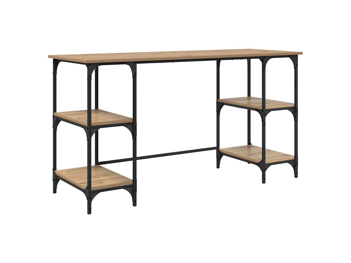 Mesa | Escritorio secreter, Roble artesanal, 140 x 50 x 75 cm, Madera procesada