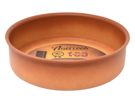 CAZUELA BAJA SIN TAPA ALUMINIO FORJADO TERRACOTA