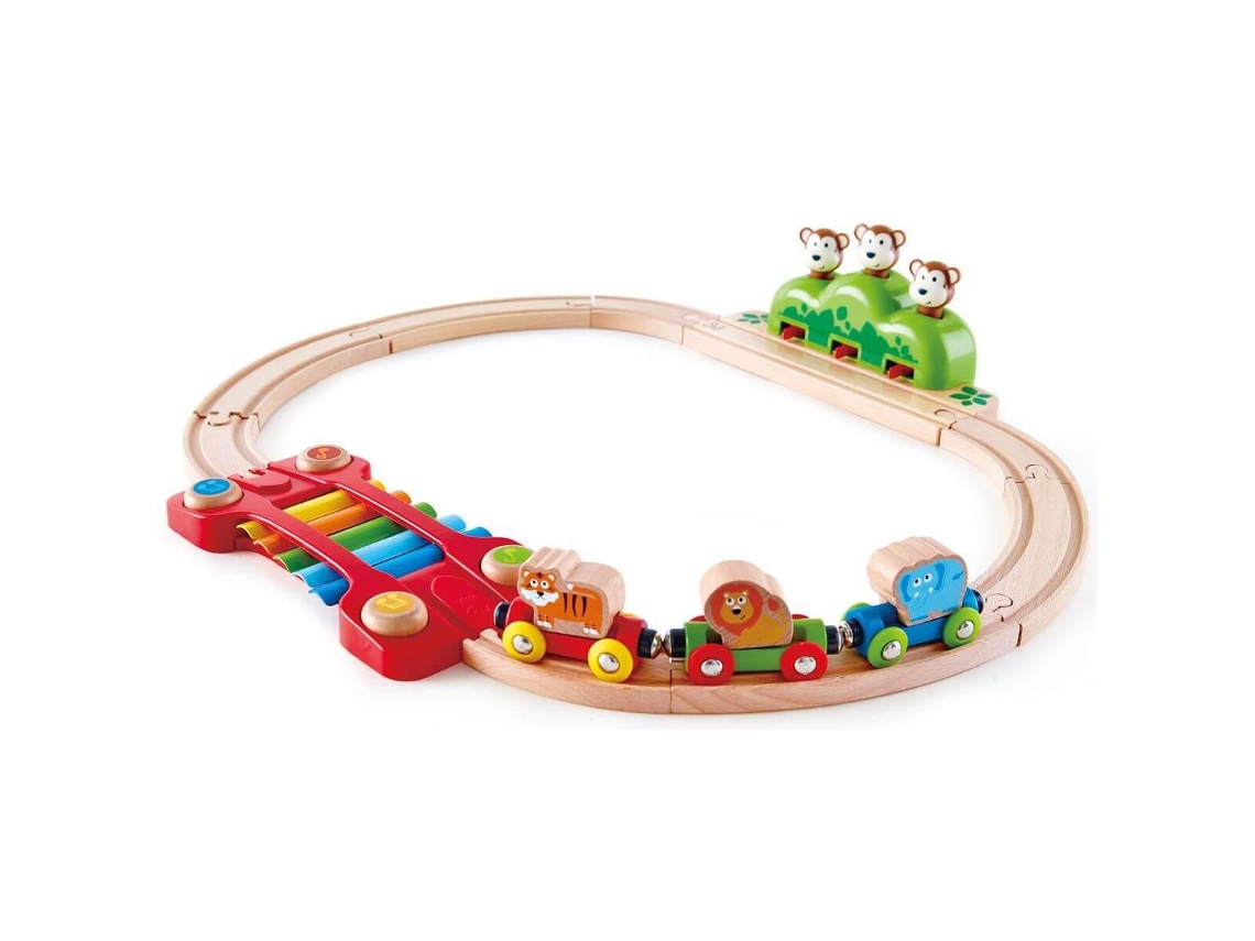 Juguete HAPE Pista Tren Musical Monos (18 meses)