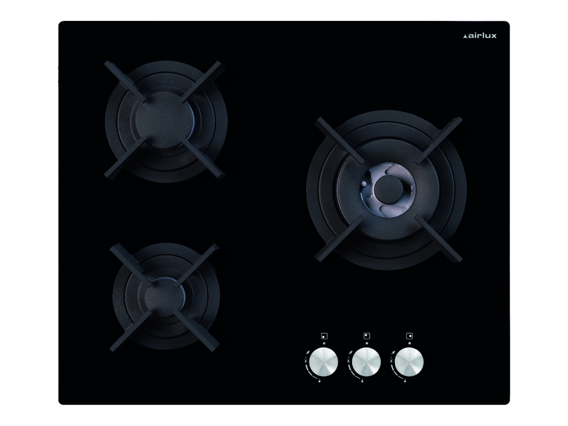 Placa de Gas AIRLUX AV635HBK (60 cm - Negro)