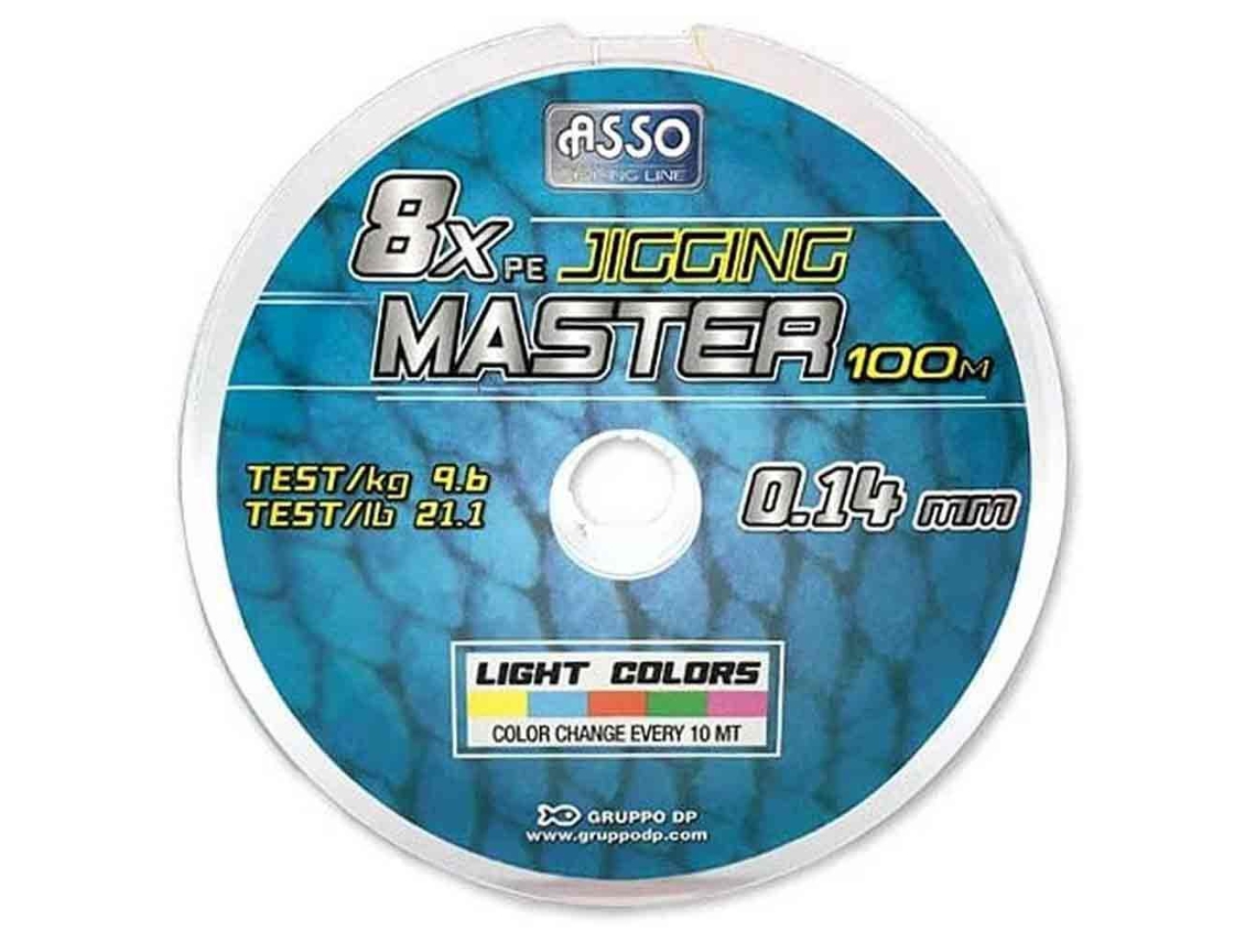 Trançado Pe Jigging Master 100 M Colorido 0.330 Mmasso