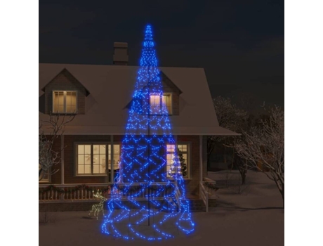 Árbol de Navidad VIDAXL 343548 (800 cm - 3000 LEDs - Azul)